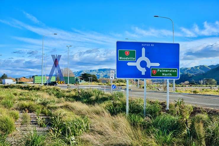 Woodville House, at 136 Vogel Street, is a landmark house for sale at the upper end of the town's market. Photo / Supplied