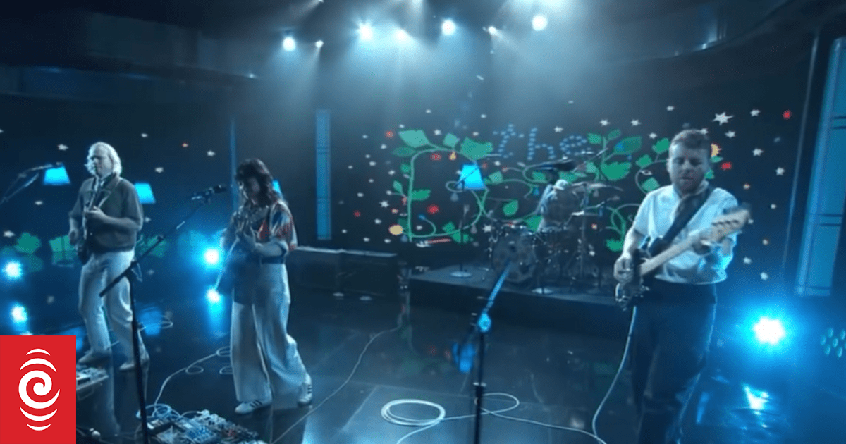 New Zealand band The Beths perform on US talk show Jimmy Kimmel Live