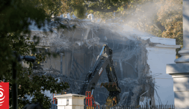 Demolition begins to replace White House East Wing with Trump’s ballroom