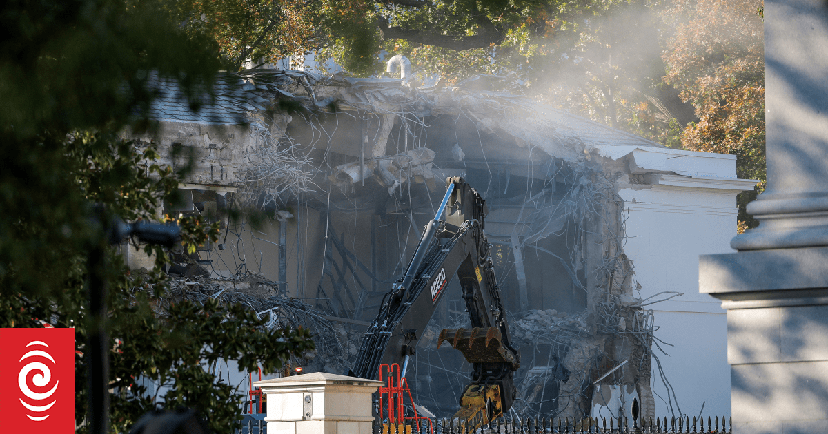 Demolition begins to replace White House East Wing with Trump’s ballroom