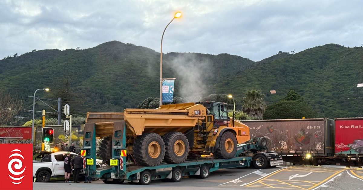 Commuters rush to help as train hits truck in Waikanae