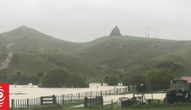 Slips and flooding in Waikato block State Highway 3
