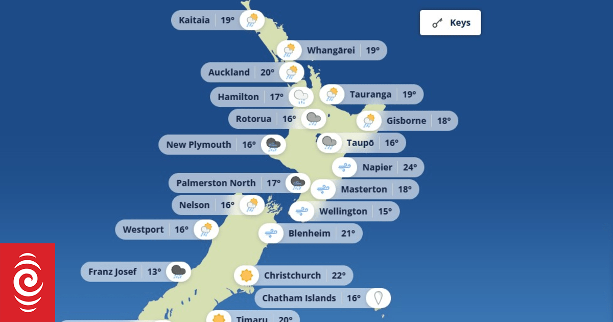 Weather: Heavy rain, strong wind watches in place across the country