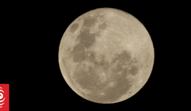 In pictures: Supermoon lights up Aotearoa's sky