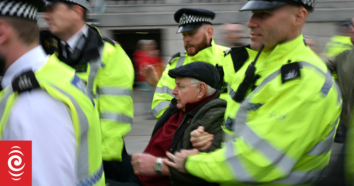 Over 1000 pro-Palestinian protesters rally in UK after fatal synagogue attack