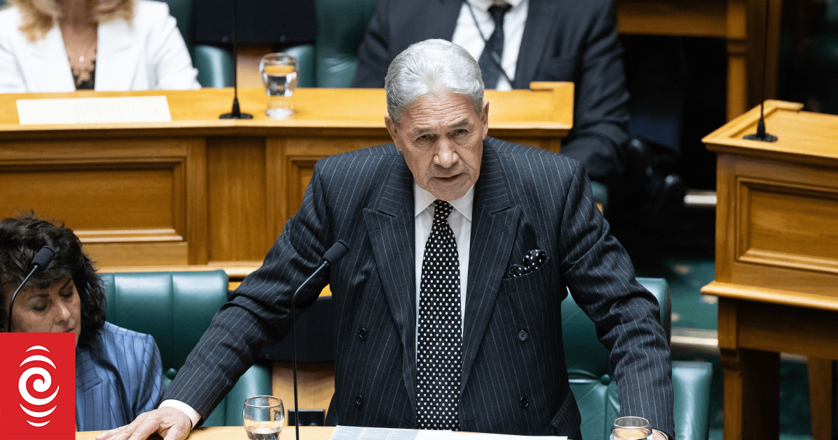 Foreign Minister Winston Peters delivers speech in the Oxford Union Debate