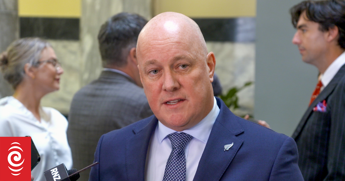 Prime Minister Christopher Luxon blames unions for ongoing strike action