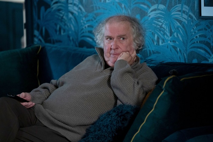 531162,TITLE:Eastenders Nigel looking thoughtful in EastEnders