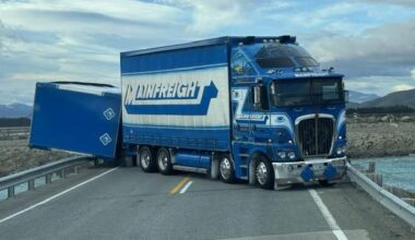 Highway reopens near Tekapo after truck's trailer rolls