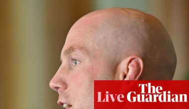 Australia politics live: activists paint ‘Tax Me’ on Newcastle coal ship; Burke introduces nature laws bill | Australia news