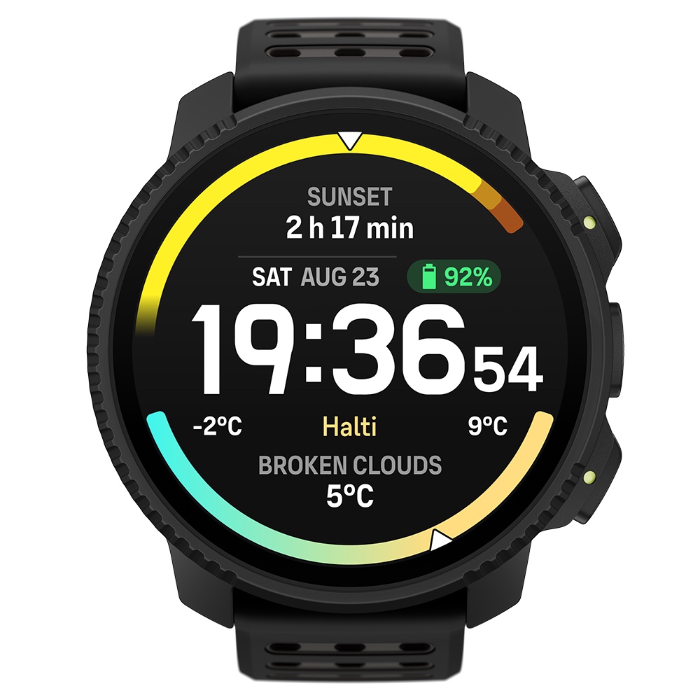 The Suunto Vertical 2 in a white press render.