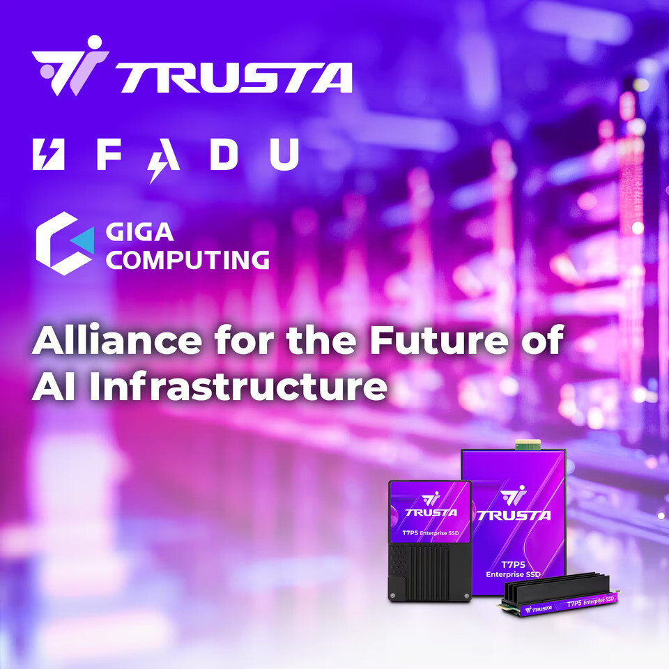 TRUSTA, FADU, and Giga Computing Forge Strategic Alliance to Build Next-Gen Enterprise SSD Ecosystem