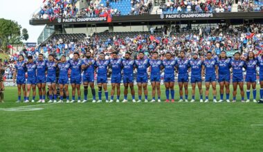 Toa Samoa, Ben Gardiner, NRL season 2025, Pacific Championships, Tonga v Samoa