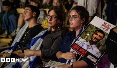 Israelis gather to await hostages' release as Trump says 'war is over' in Gaza - follow live