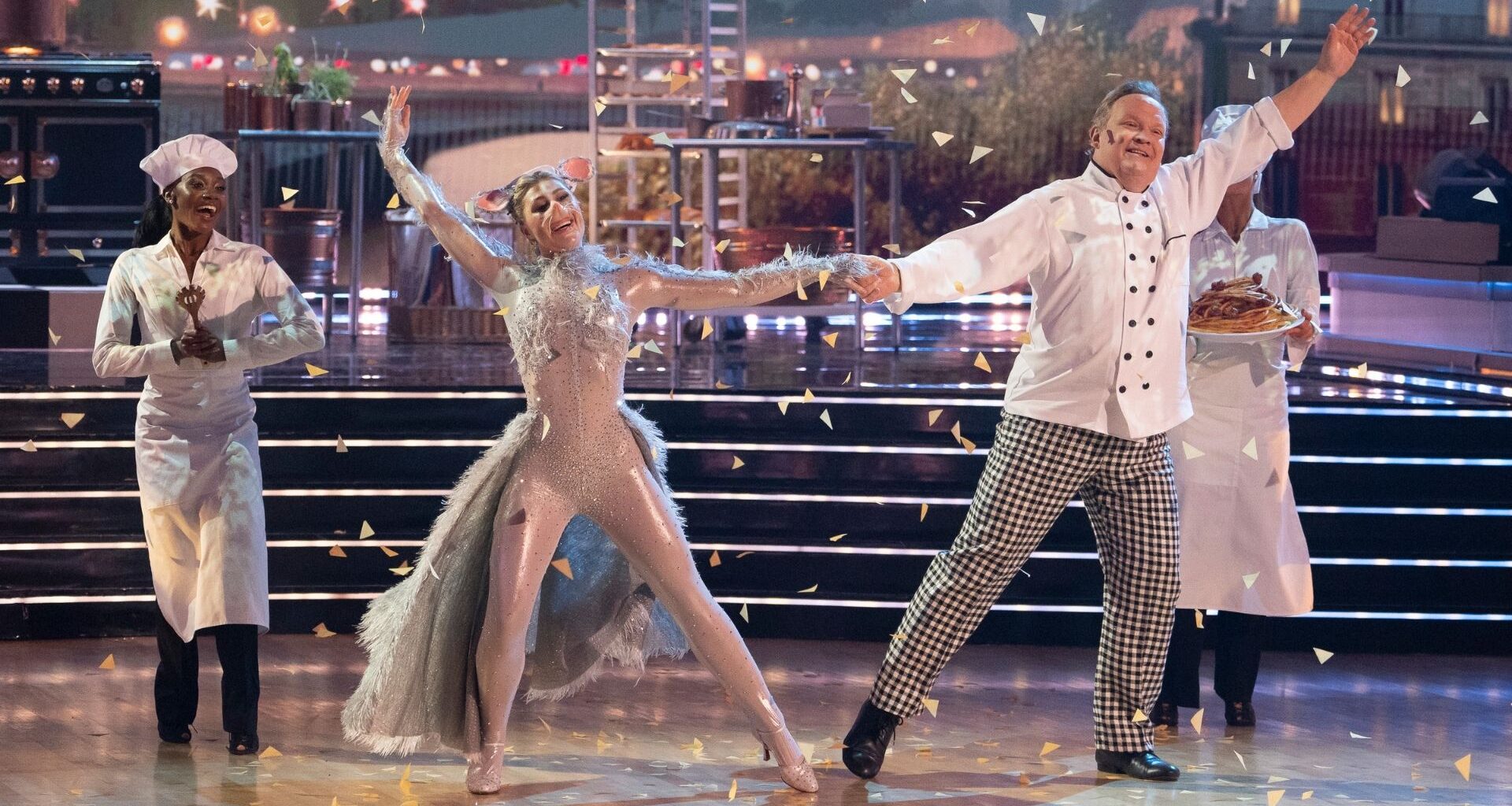 Emma Slater and Andy Richter