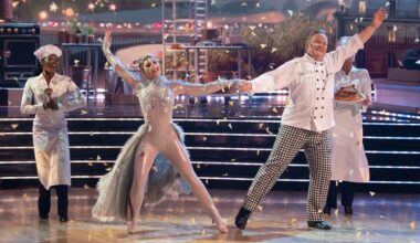 Emma Slater and Andy Richter