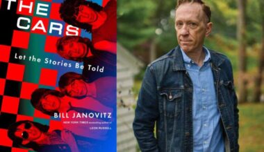 The cover of "The Cars" and author Bill Janovitz. (Courtesy of Da Capo and Kelly Davidson)