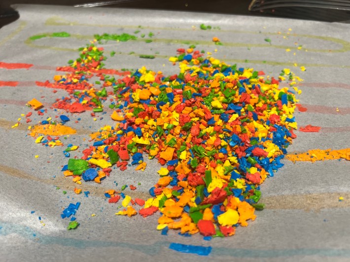 A huge pile of unused sprinkles