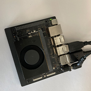 top view of a Graphics Processing Unit (GPU)