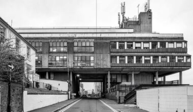 Bourdon Building, The Glasgow School of Art, 1970&ndash;77, Keppie Henderson &amp; Partners, as seen in book 'Brutal Scotland'