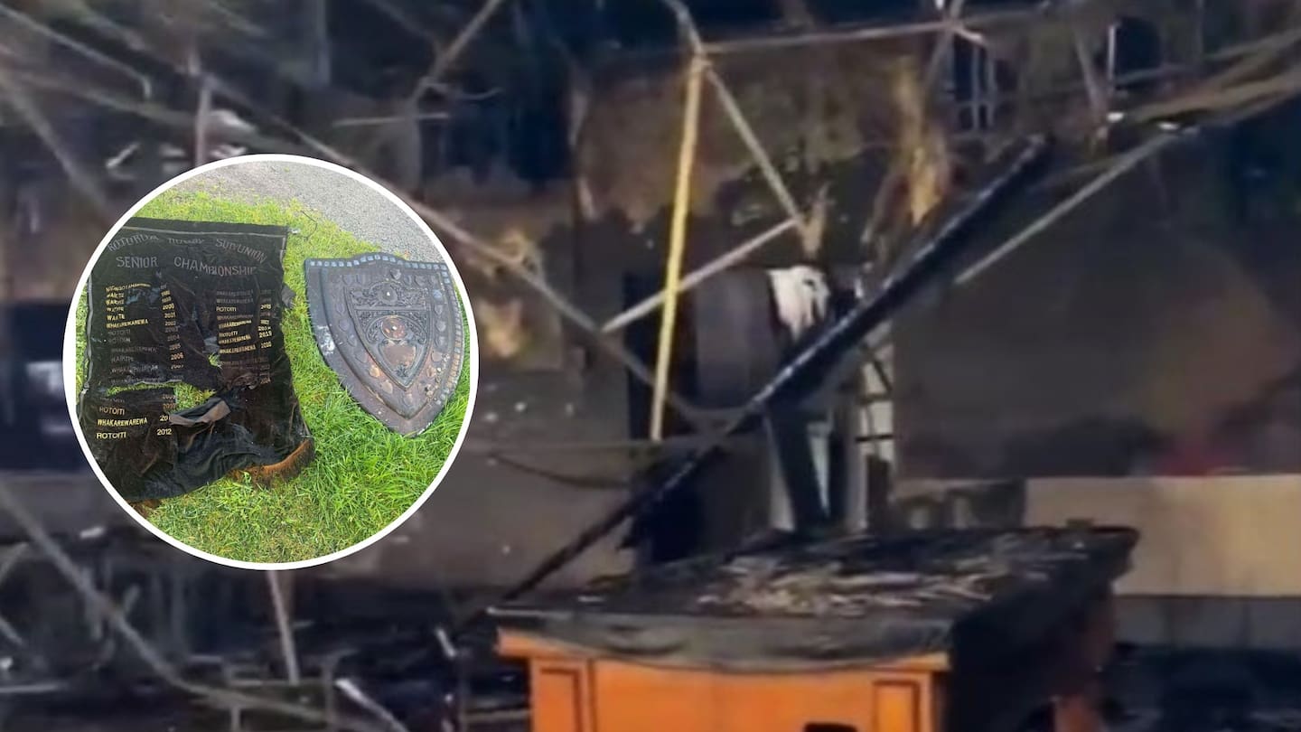SunLive - Sports club blaze destroys decades of taonga