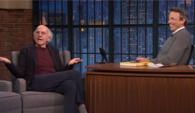 Larry David Goes on Late Night to Promote a Book He Didn't Work On