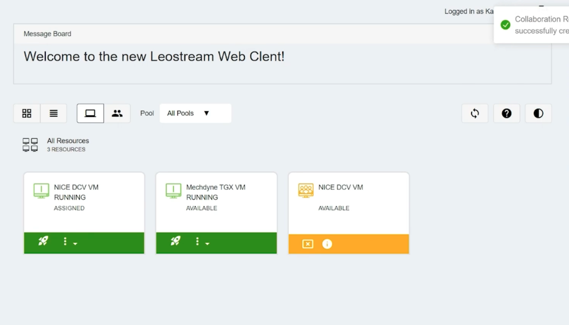 Leostream provides a Remote Desktop Access Platform to manage Virtual Desktop Infrastructure (VDI)