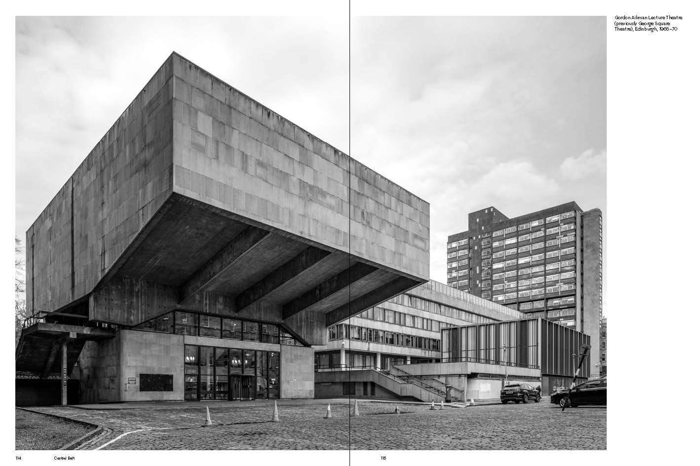 Gordon Aikman Lecture Theatre (previously George Square Theatre), University of Edinburgh, 1965&ndash;70, Robert Matthew, Johnson-Marshall &amp; Partners (RMJM)