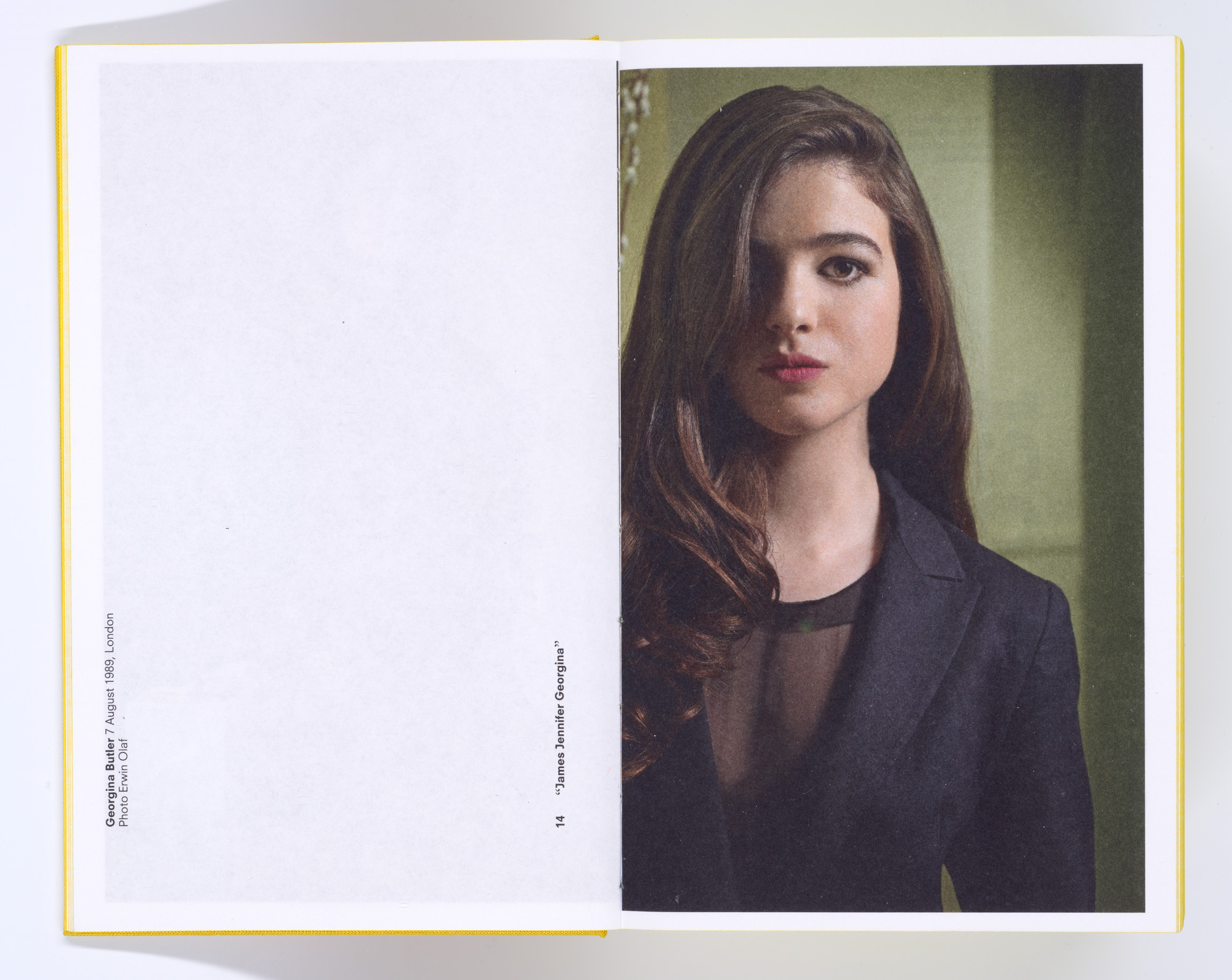 Book spread by Irma Boom