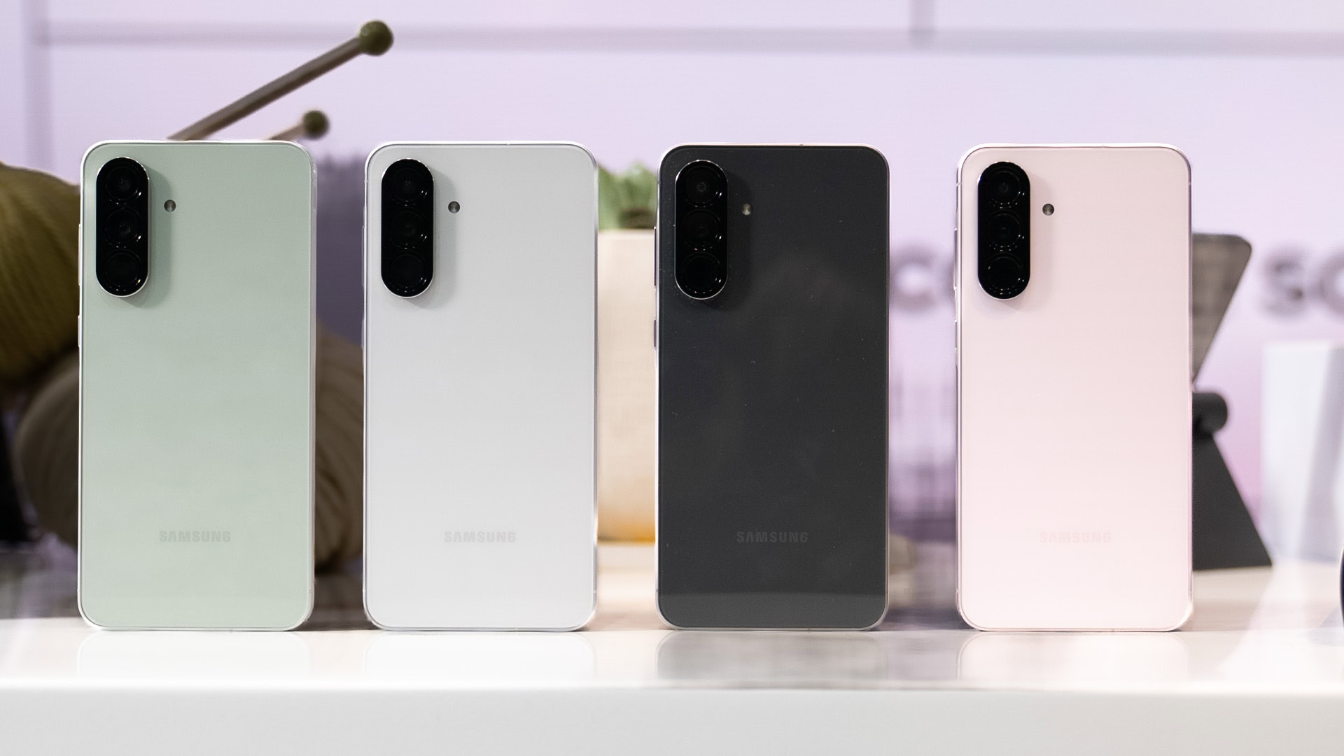 Samsung Galaxy A56 All Colors Stood Up Samsung Galaxy A56 All Colors Stood Up