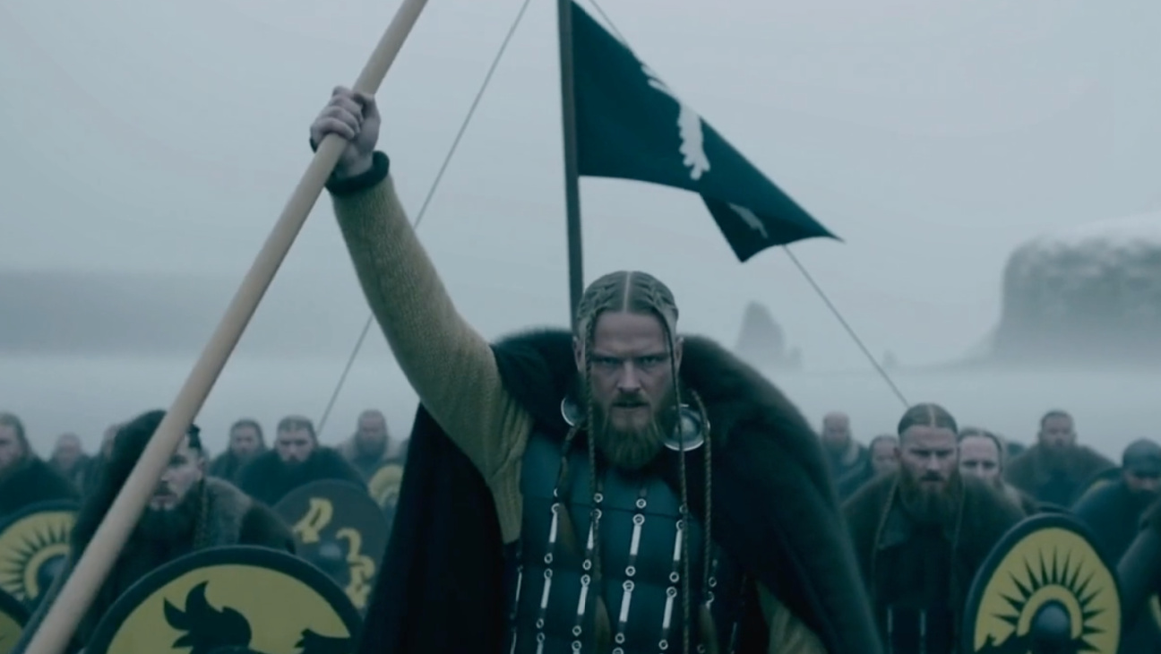 OpenAI's Sora 2 demo included a Viking-ish visual made with the prompt "Vikings Go To War — North Sea Launch."