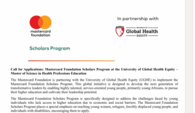 Apply Now for the Jim Leech Mastercard Foundation Fellowship on Entrepreneurship 2026 (fully funded)