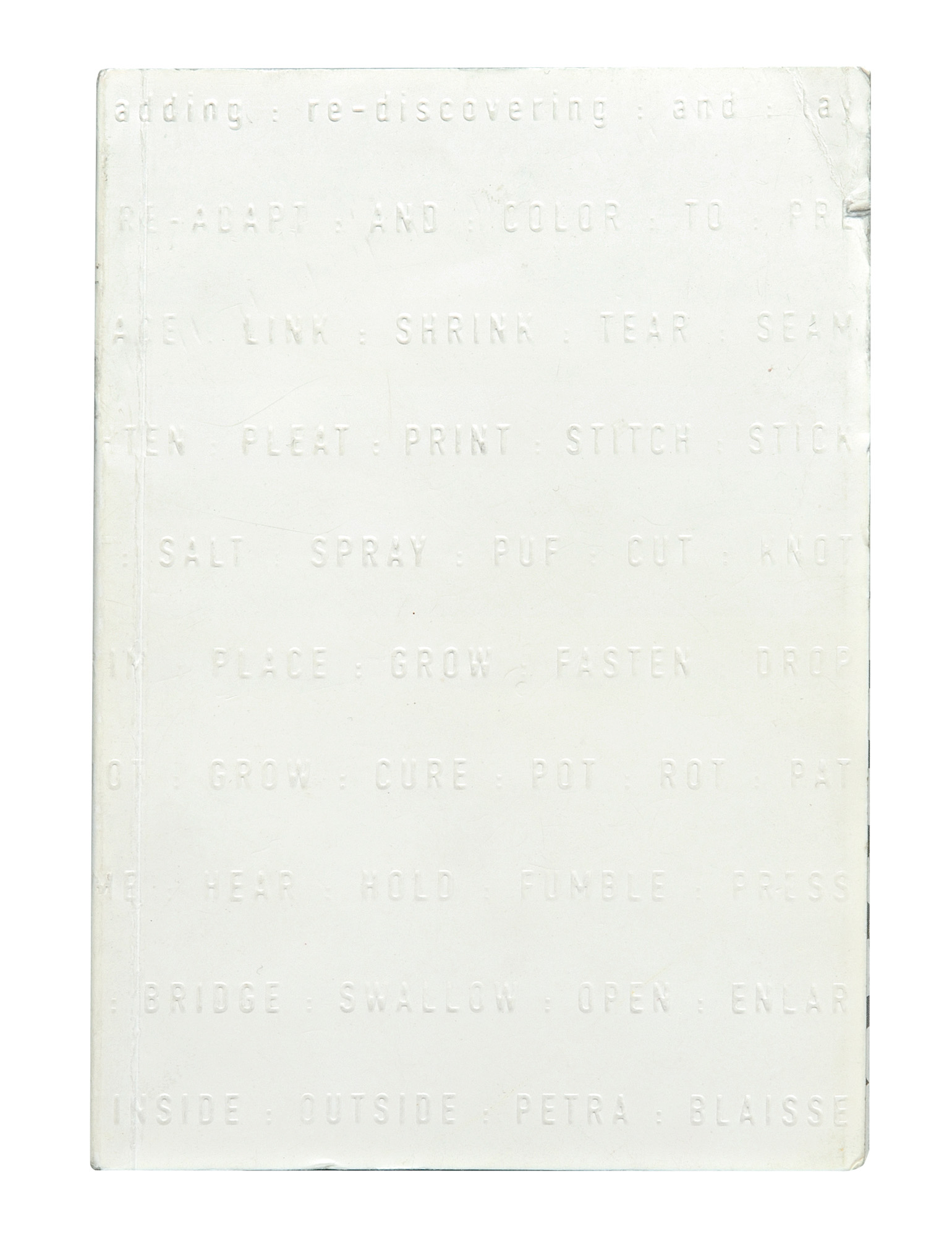 Book spread by Irma Boom