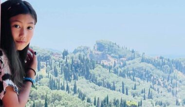 Ayana sitting reading