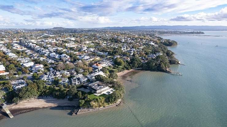 The waterfront stunner on Cremorne Street, in Auckland's Herne Bay, is up for grabs. Photo / Supplied