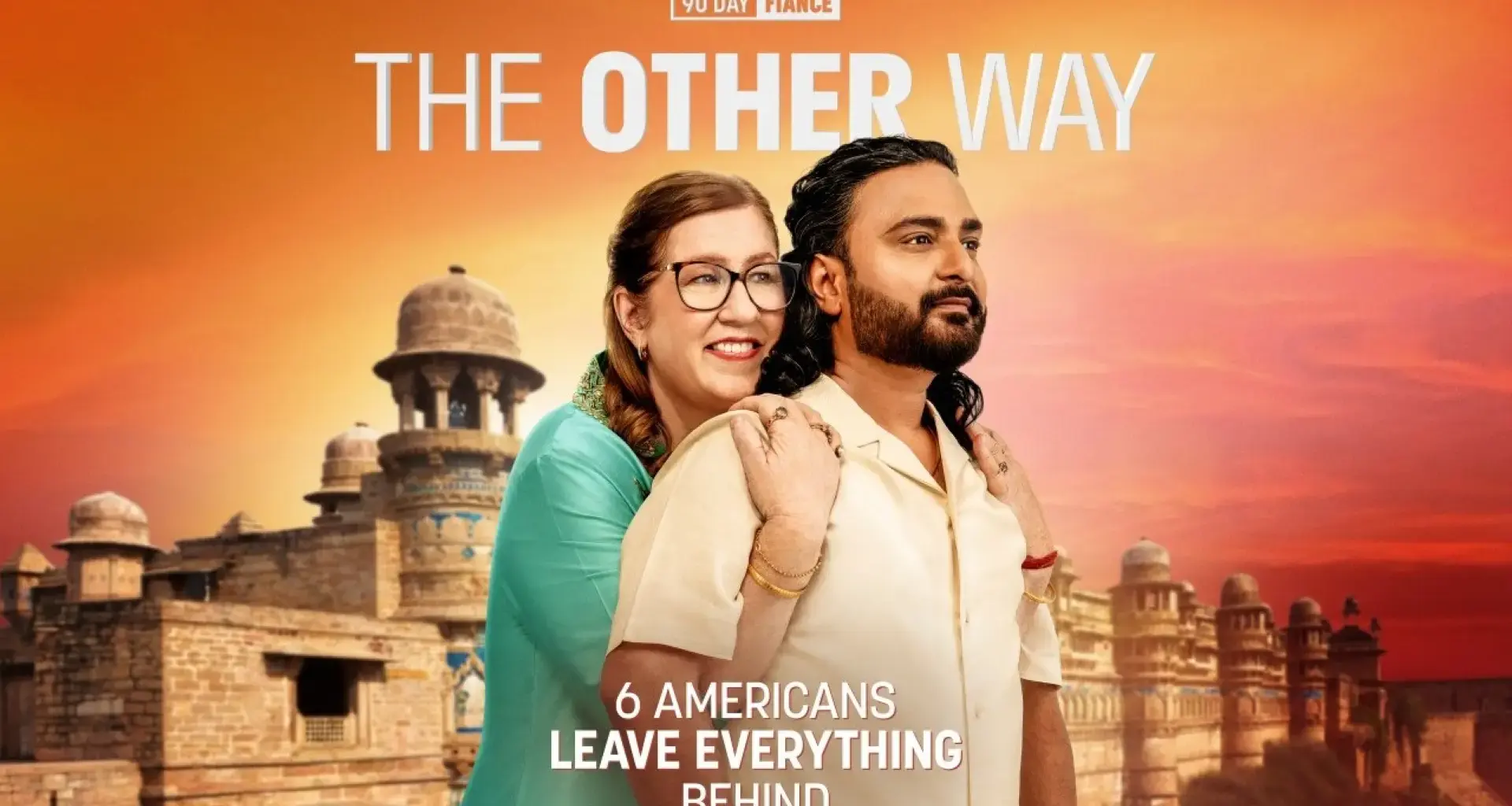 Jenny Slatten &amp; Sumit Singh from 90 Day Fiancé: The Other Way (Image via TLC)