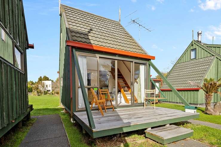A four-bedroom Lockwood home on Arawa Street, in Ohakune, sold last month to first-time buyers. Photo / Supplied