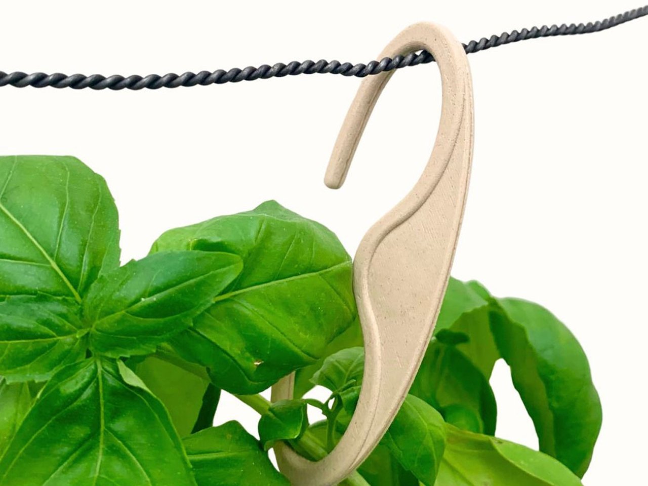 Eco friendly plant support clips tackles plastic waste