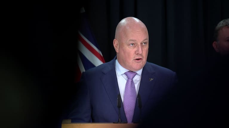 Christopher Luxon speaks to media on March 3, 2025 (file)