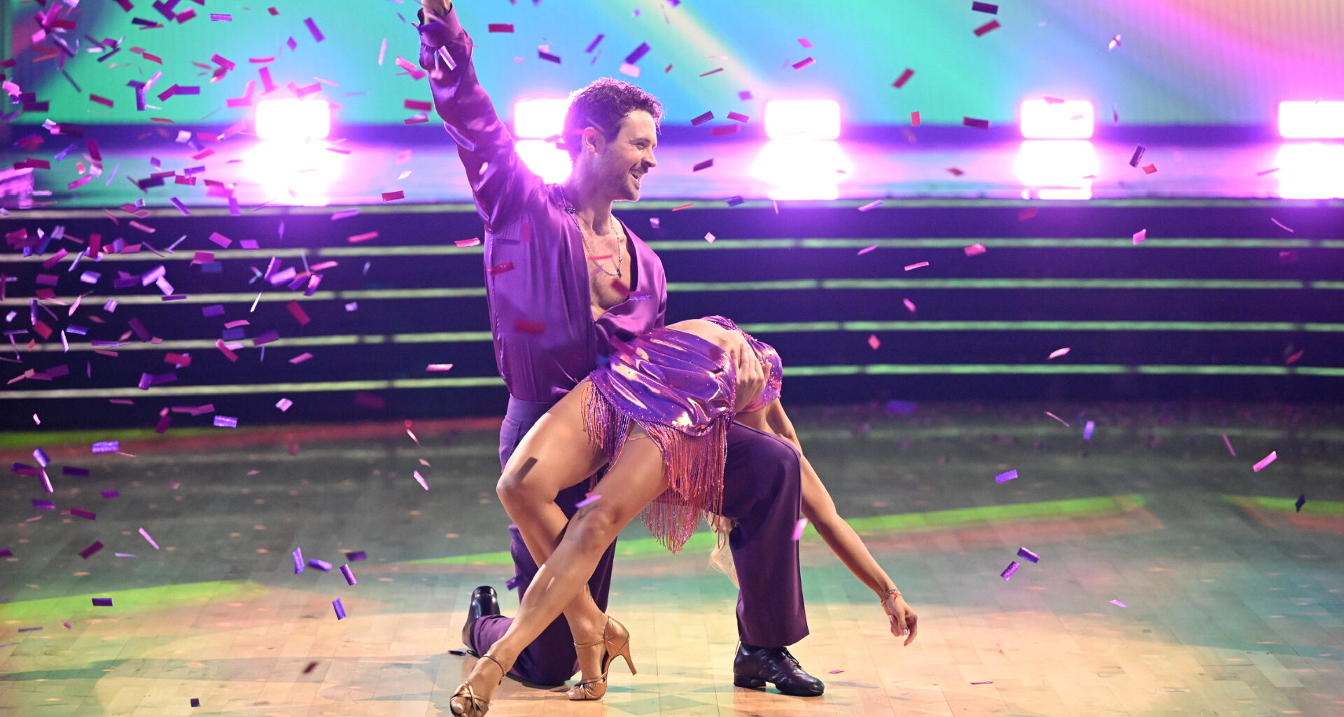 Dylan Efron and Daniella Karagach on Dancing with the Stars.