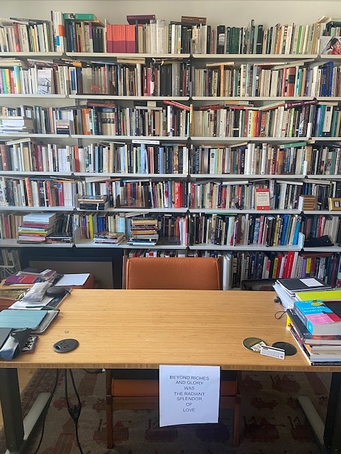 Booker Prize 2025 writer's desk