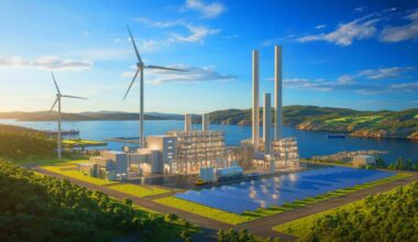 Illustration of the Emergence of Green Methanol as a Sustainable Energy Alternative.