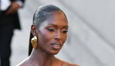 Jodie Turner-Smith Wows in a Fierce All-Leather Catsuit With Thigh-High Boots