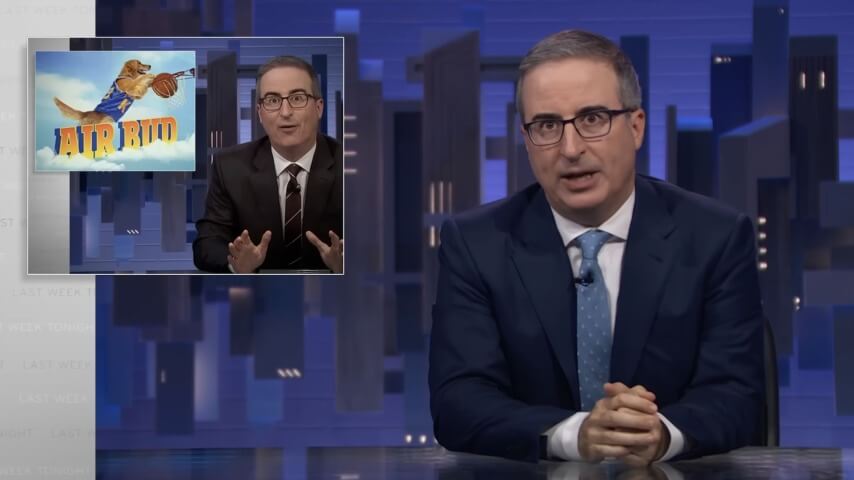John Oliver would like to be your next Air Bud