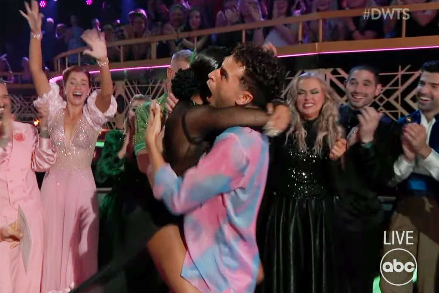 Dancing with the Stars' Jordan Chiles and Ezra Sosa Get Bleeped After Hearing Their Scores