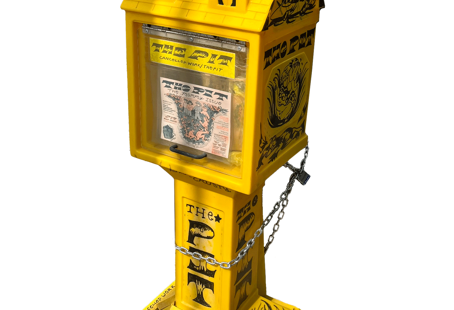 The Pit is a cartoon-filled newspaper about swamps, mommies and ice fishing