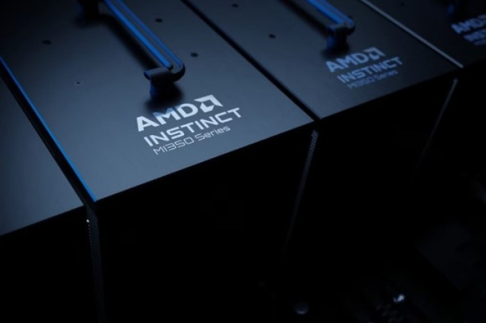 AMD MI350 series (Screenshot captured from AMD's online news release) 