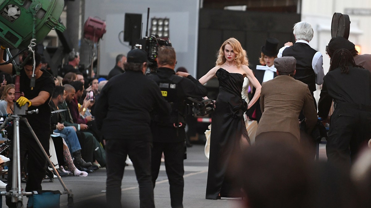 Nicole Kidman strikes a pose at Vogue World