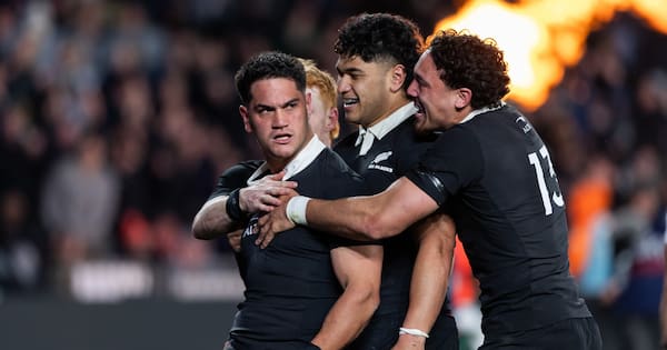 Quinn Tupaea gets the thumbs up for All Blacks against Ireland