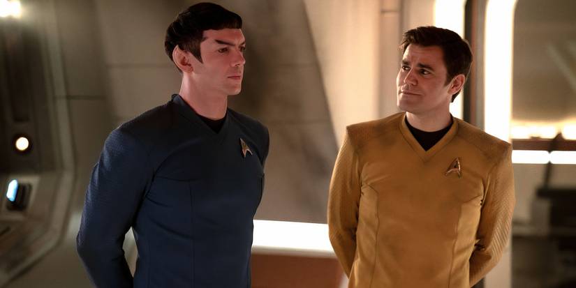 Spock and Kirk in Strange New Worlds season 3